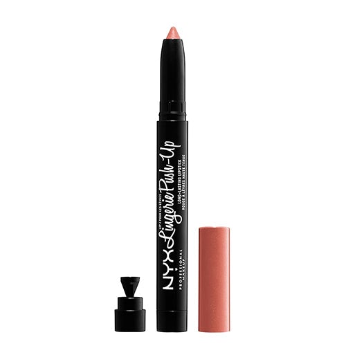  NYX PROFESSIONAL MAKEUP Lip Lingerie Matte Liquid Lipstick -  Exotic, Warm Mahogany Red : Beauty & Personal Care