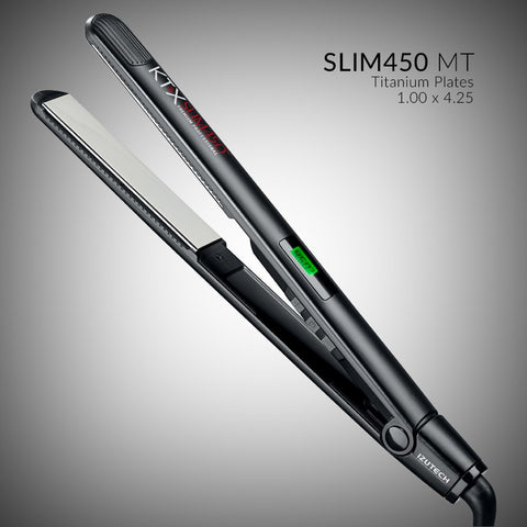 Izutech KTX Slim 450 Titanium Flat Iron 1 inch Image Beauty