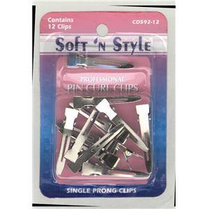 Single prong clips deals soft n style