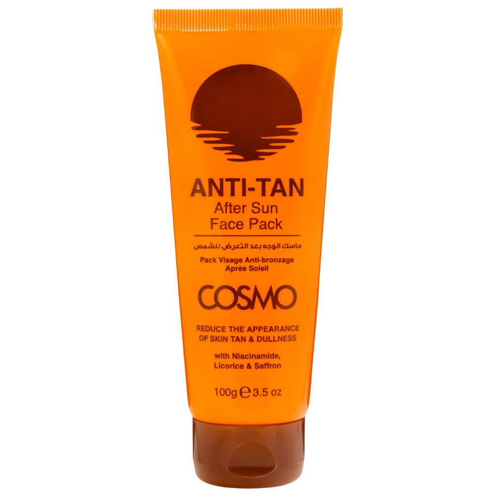 Cosmo Suncare Anti Tan After Sun Face Pack 3.5 oz