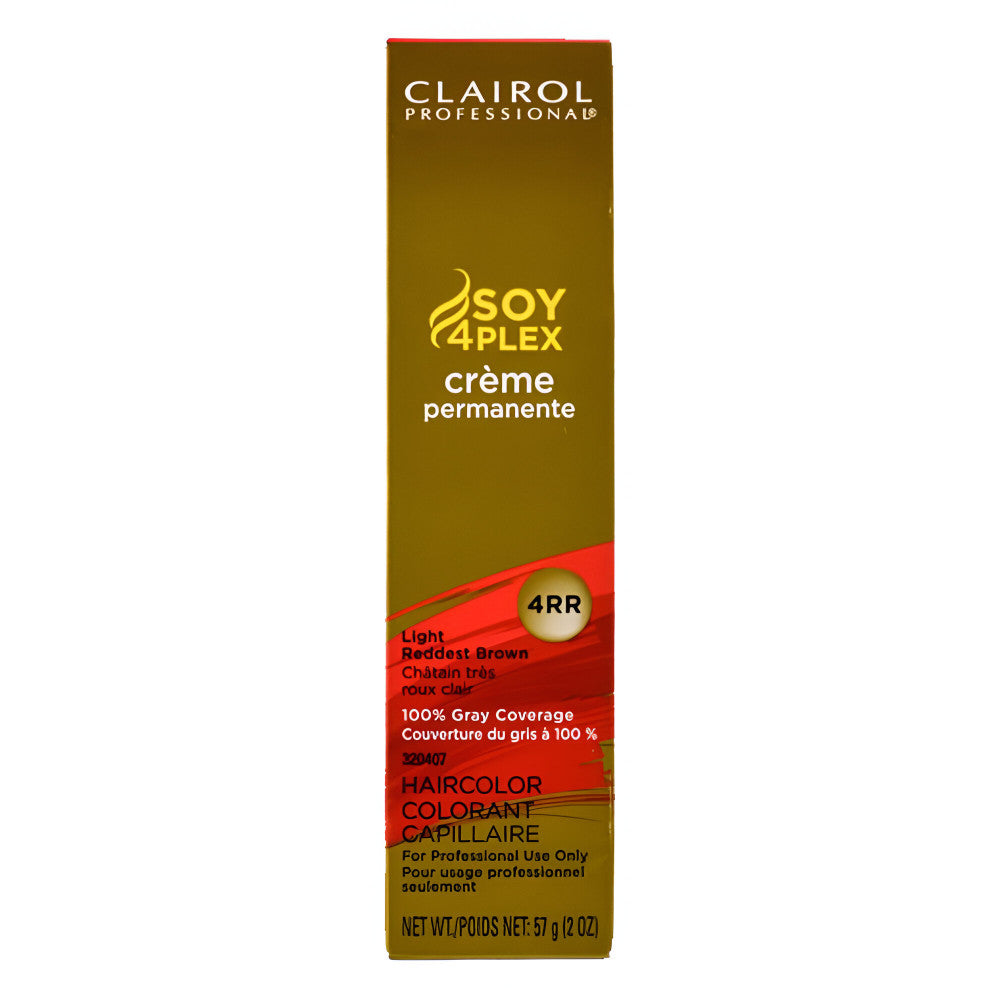 Clairol Premium Creme Hair Color 4RR Light Reddest Brown