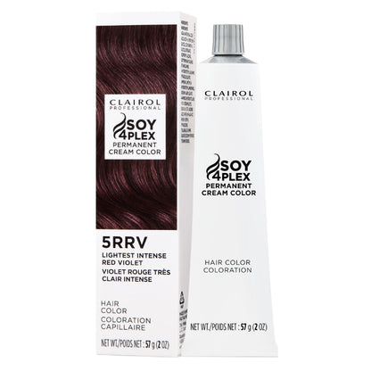 Clairol Premium Creme Hair Color 5RRV Lightest Intense Red Violet