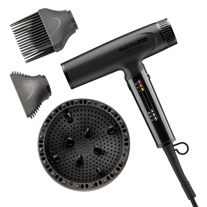 Babyliss Pro Nano Titanium Nano Light Ionic Dryer-Black