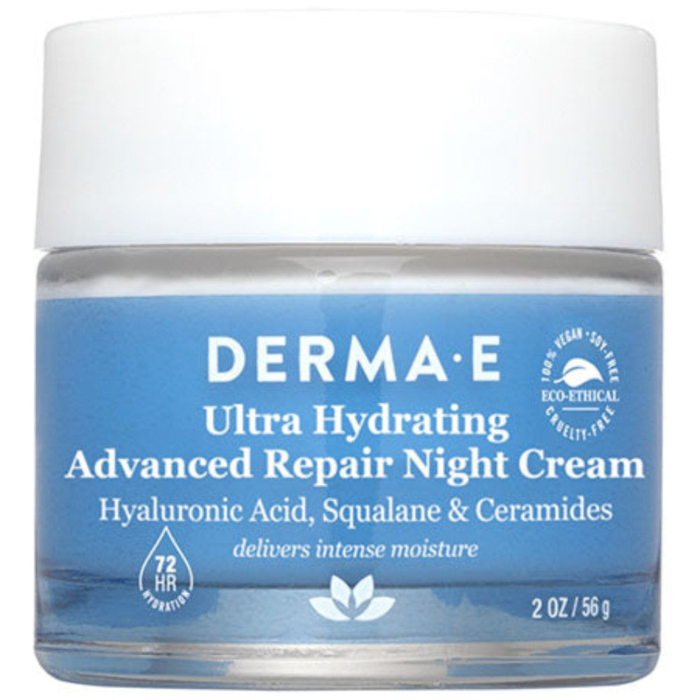 Derma E Hydrating Night Cream with Hyaluronic Acid 2 oz