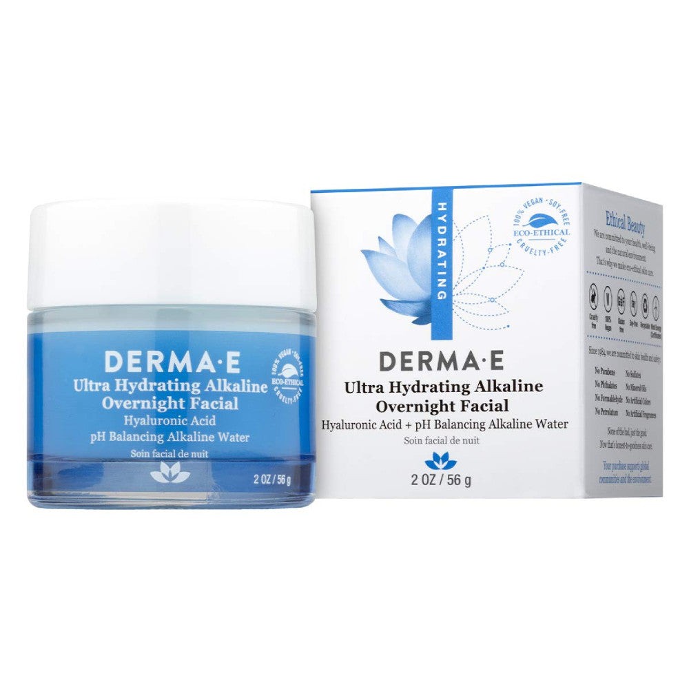 Derma E Ultra Hydrating Alkaline Glow Sleep Mask 2 oz