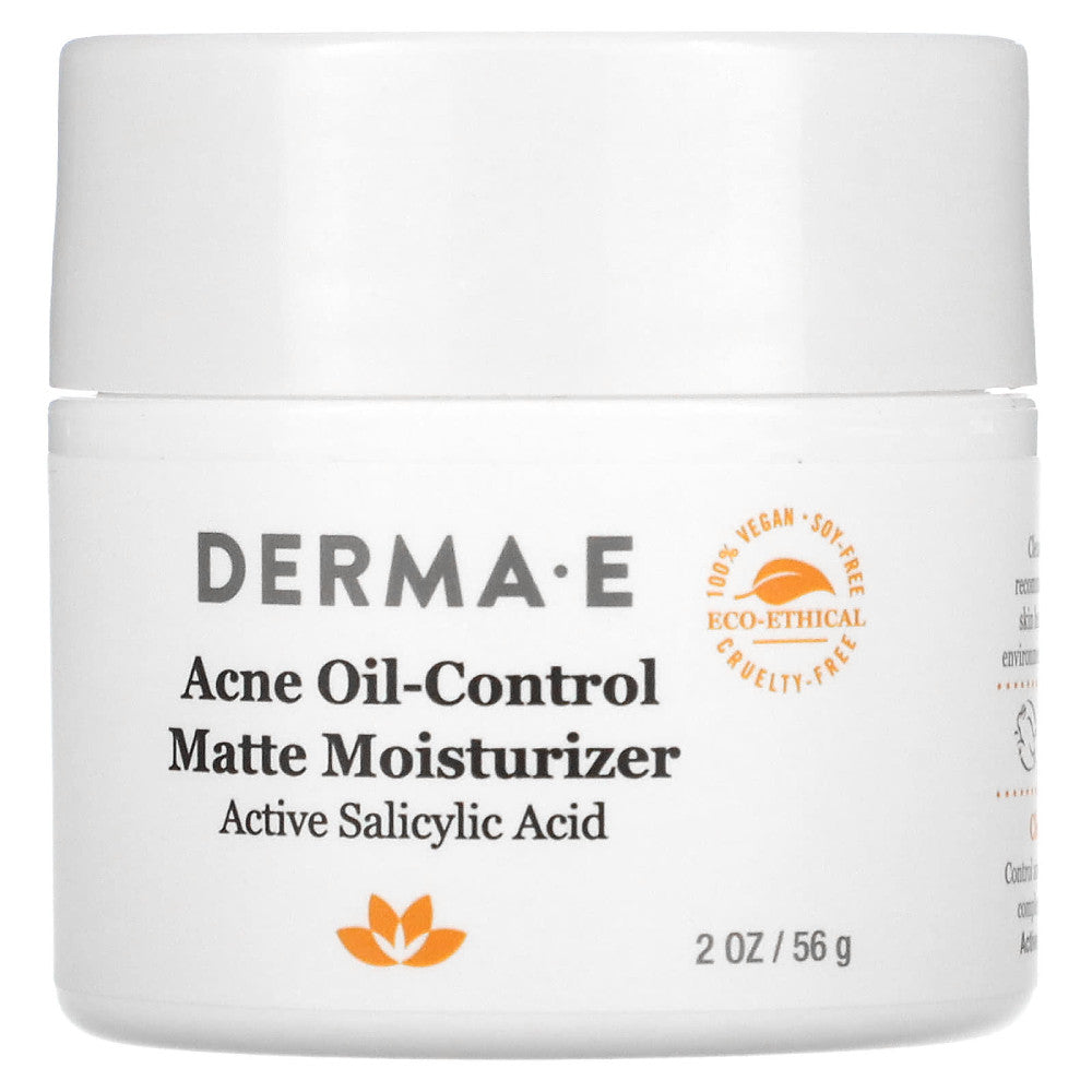 Derma E Acne Oil Control Matte Moisturizer 2 oz