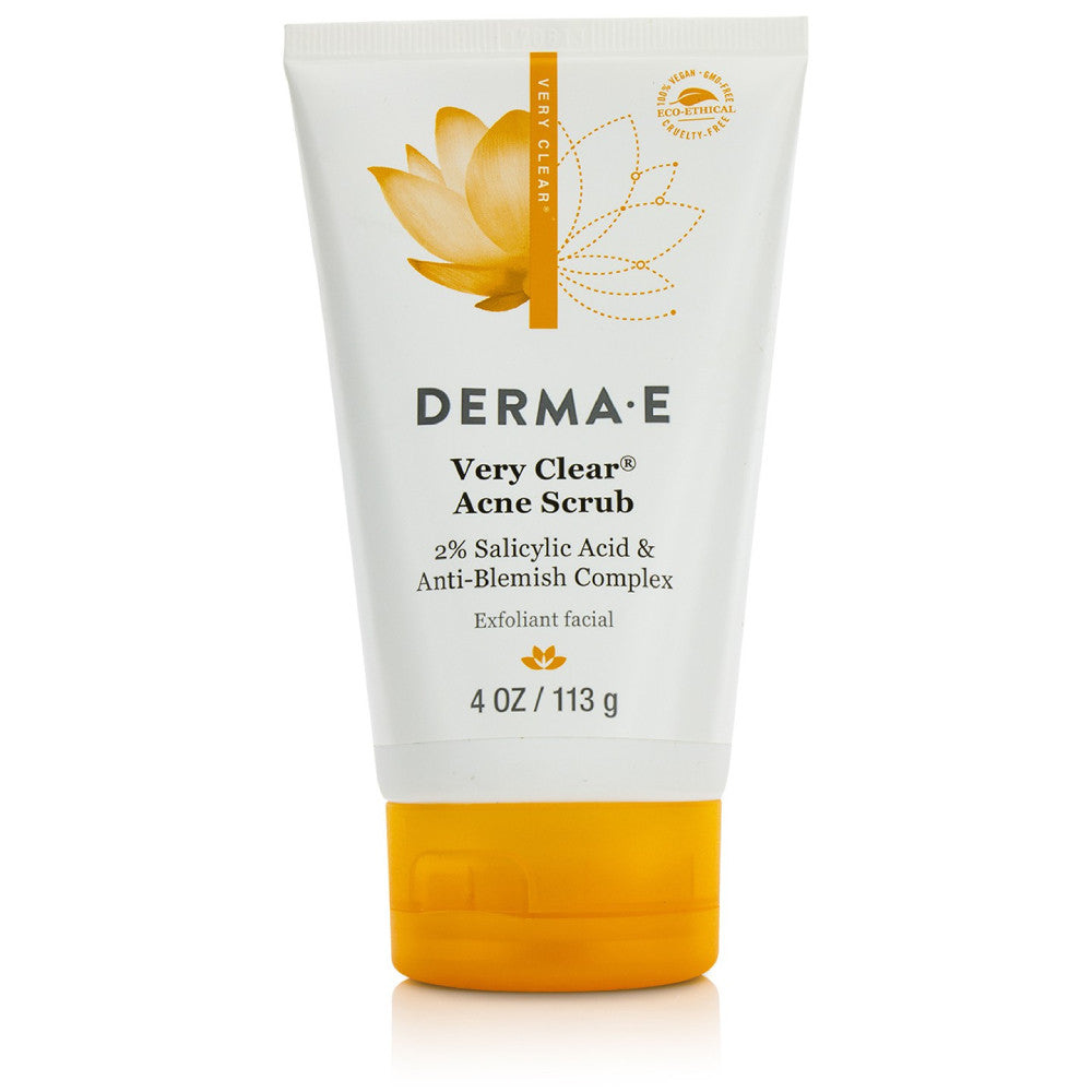 Derma E Very Clear Cleansing Scrub 4 oz