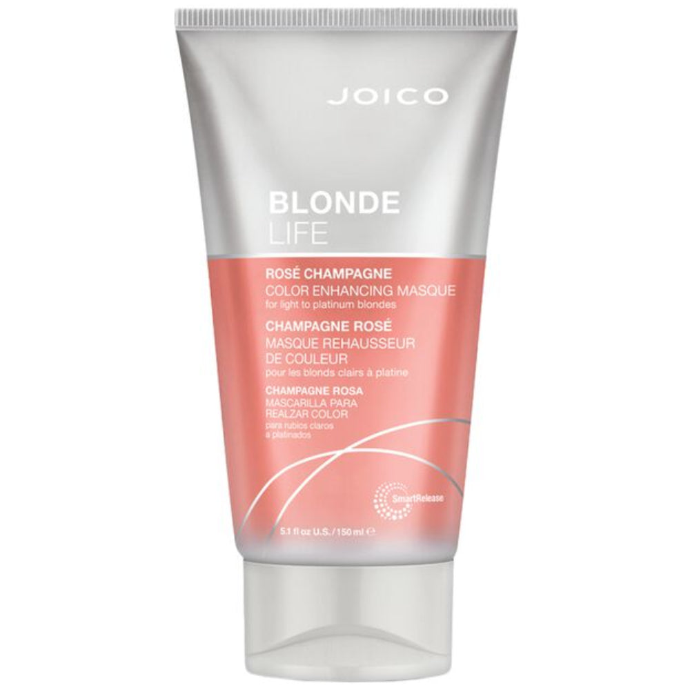 Joico Blonde Life Color Enhancing Masque Champagne Rose 5.1 oz