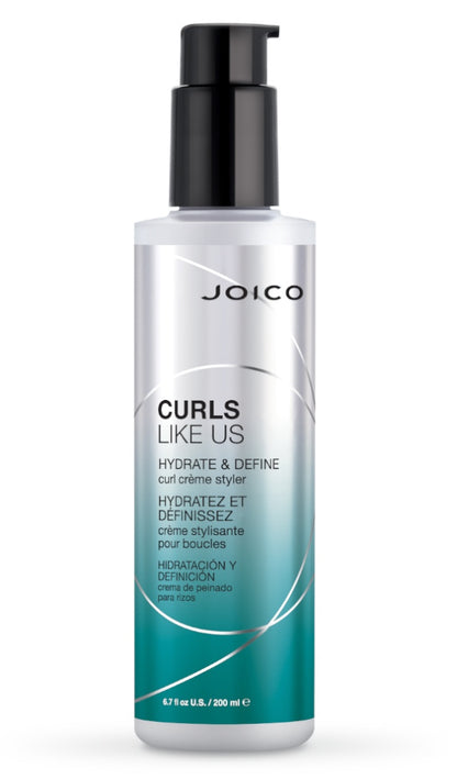 Joico Curls Like Us Hydrate & Define Curl Creme Styler 6.7 oz