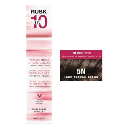 Rusk In 10 Hair Color 3.4 ozHair ColorRUSKColor: 5N Light Neutral Brown