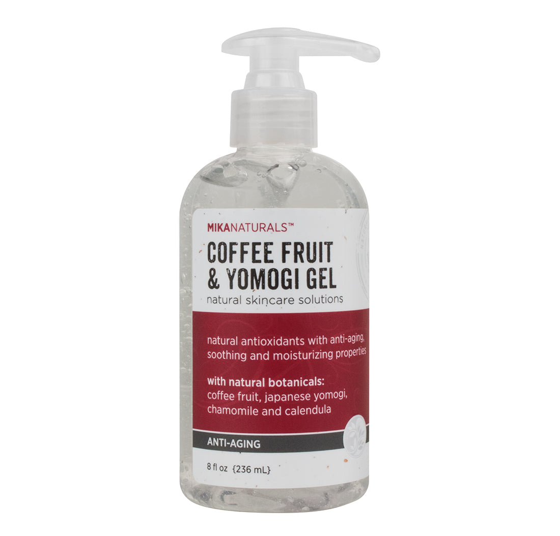 Mika Naturals Coffee Fruit + Yomogi Gel 8 OzBody CareMika Naturals