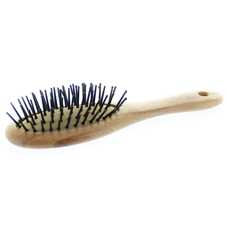 Small Oval Wooden Bristle Hair Brush