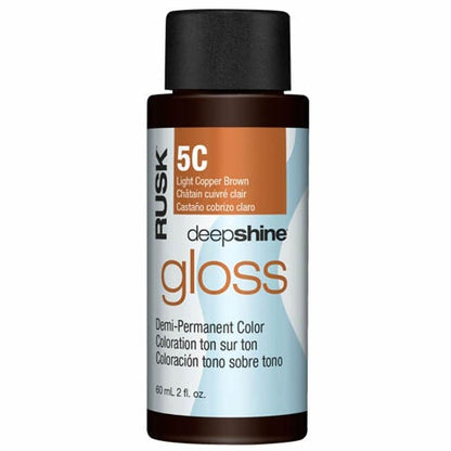 Rusk Deepshine Demi Gloss Hair ColorHair ColorRUSKShade: 5C Light Copper Brown