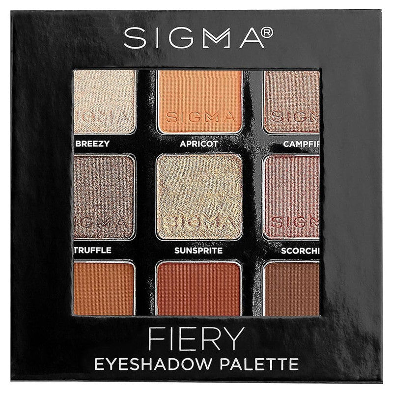 Sigma Beauty Fiery Eyeshadow Palette