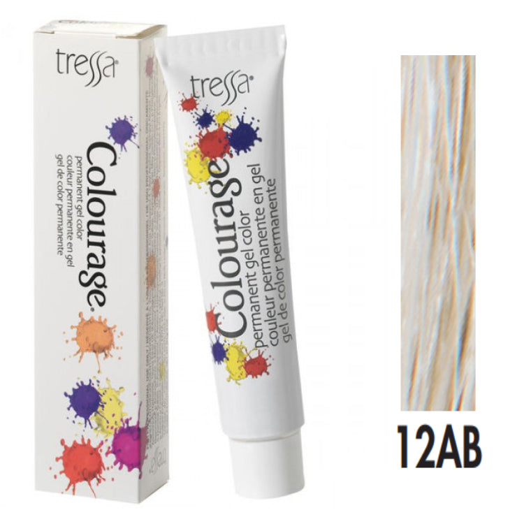 Tressa Colourage GelHair ColorTRESSAColor: 12AB Super Ultra Light Ash Blonde