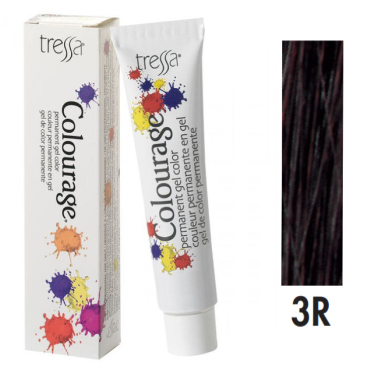 Tressa Colourage GelHair ColorTRESSAColor: 3R Dark Warm Red