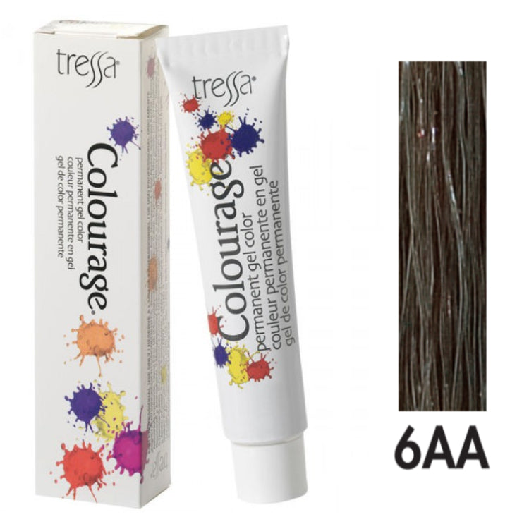 Tressa Colourage GelHair ColorTRESSAColor: 6AA Light Cool Ash Brown