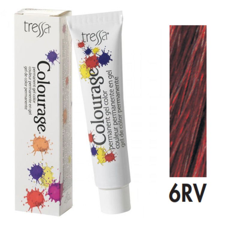 Tressa Colourage GelHair ColorTRESSAColor: 6RV Medium Cool Red Violet