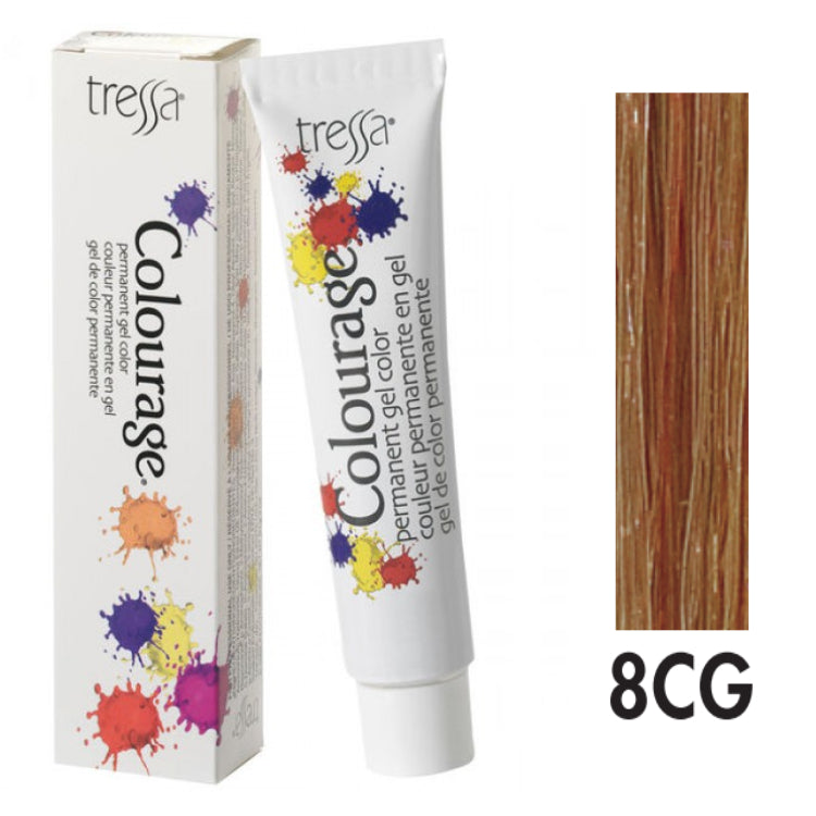 Tressa Colourage GelHair ColorTRESSAColor: 8C/G Medium Butterscotch Strawberry Blonde