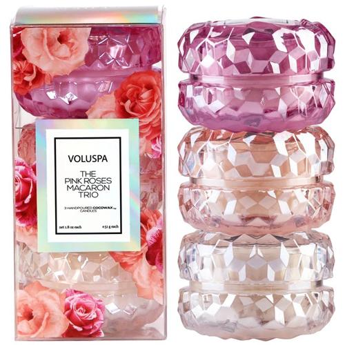 Voluspa 3 Roses Macaron Gift Set - Image Beauty