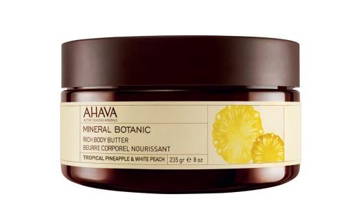 AHAVA Mineral Botanic Body Butter Pineapple + Peach 8.0 ozAHAVA